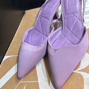 Zara Lilac Pointed Heels